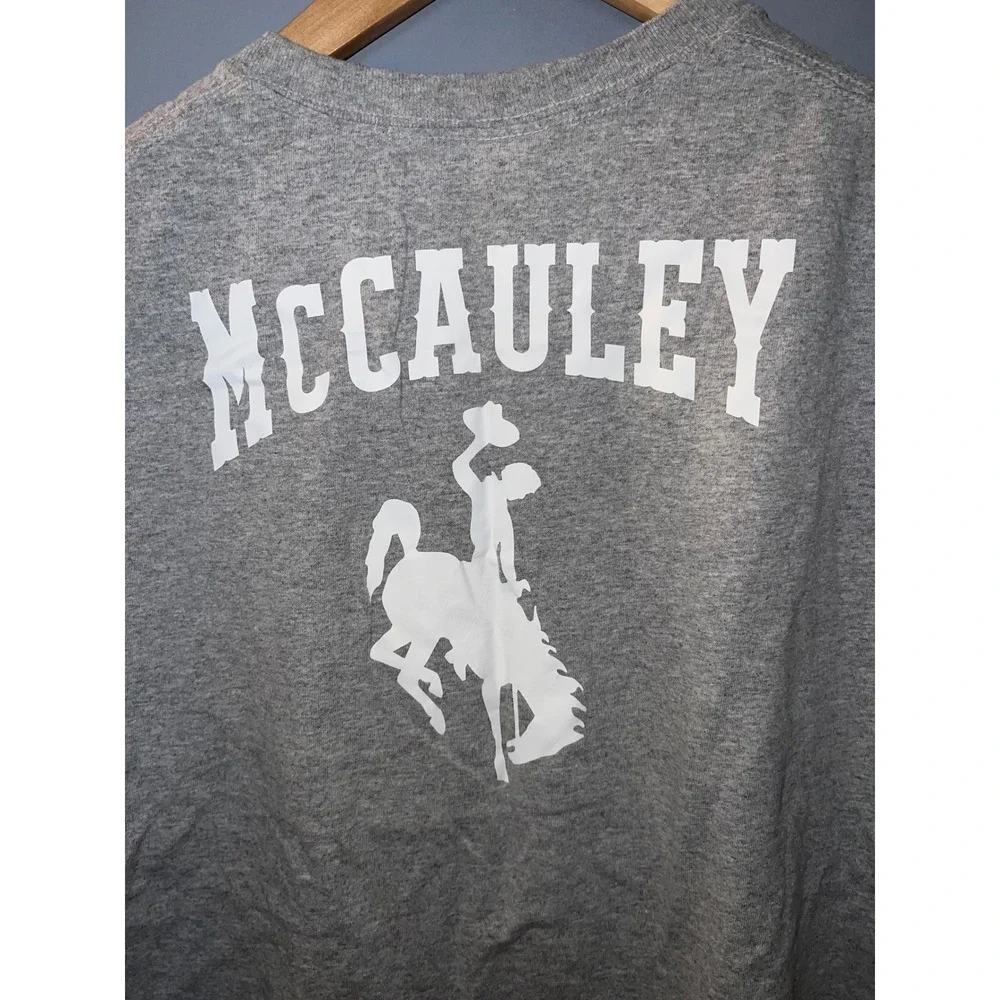 Gildan NM State Aggies T-Shirt Mens Large Gray McCauley Pistol Pete NMSU Tee